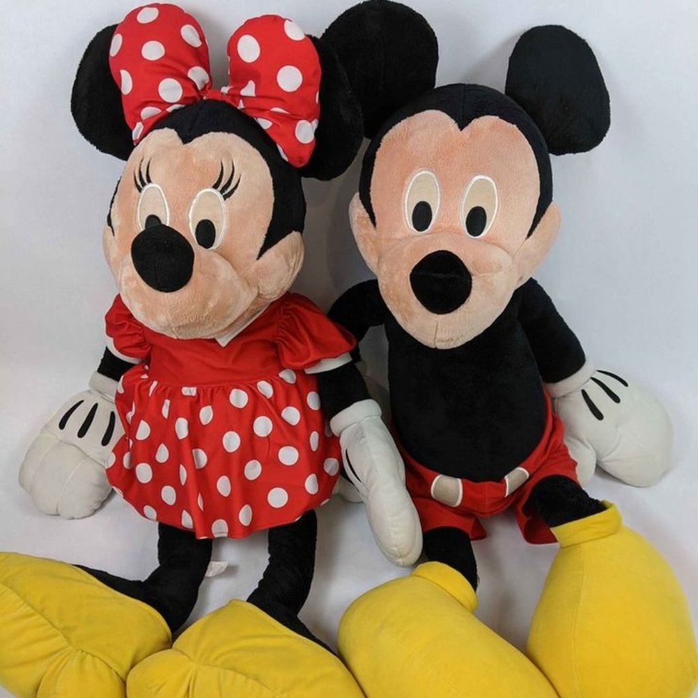 huge Disney Mickey Minnie Mouse 40" stuffed animal